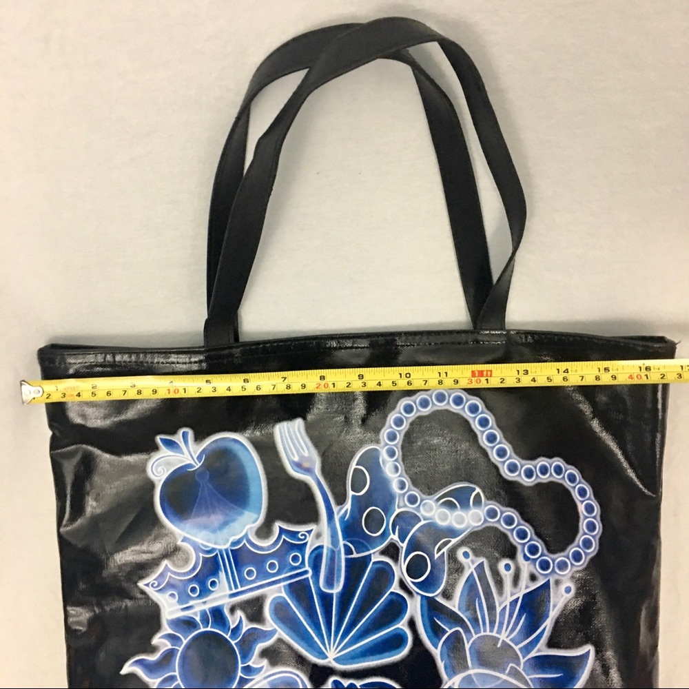 Disney Parks Princess Black Tote Bag Snow White Ariel Belle Cinderella & More - Picture 11 of 16